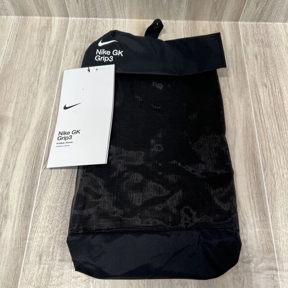 Nike Grip3 Goalkeeper Gloves 'Black/Hyper Turquoise/Rush Fuchsia/White' Size 8 - Picture 6 of 7